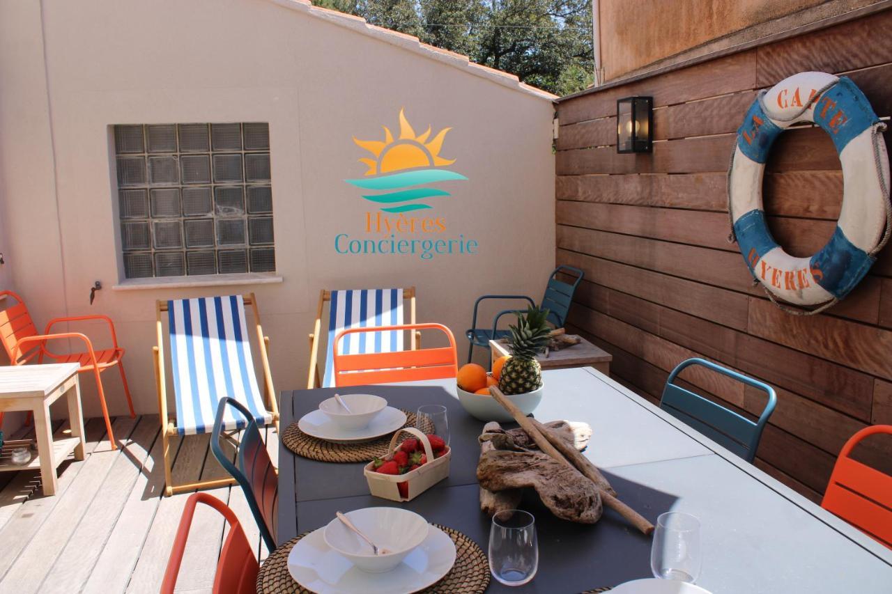 Hyeres-Plage -T2 Neuf Rdj Clim Wifi - La Capte By Hc Lägenhet Exteriör bild